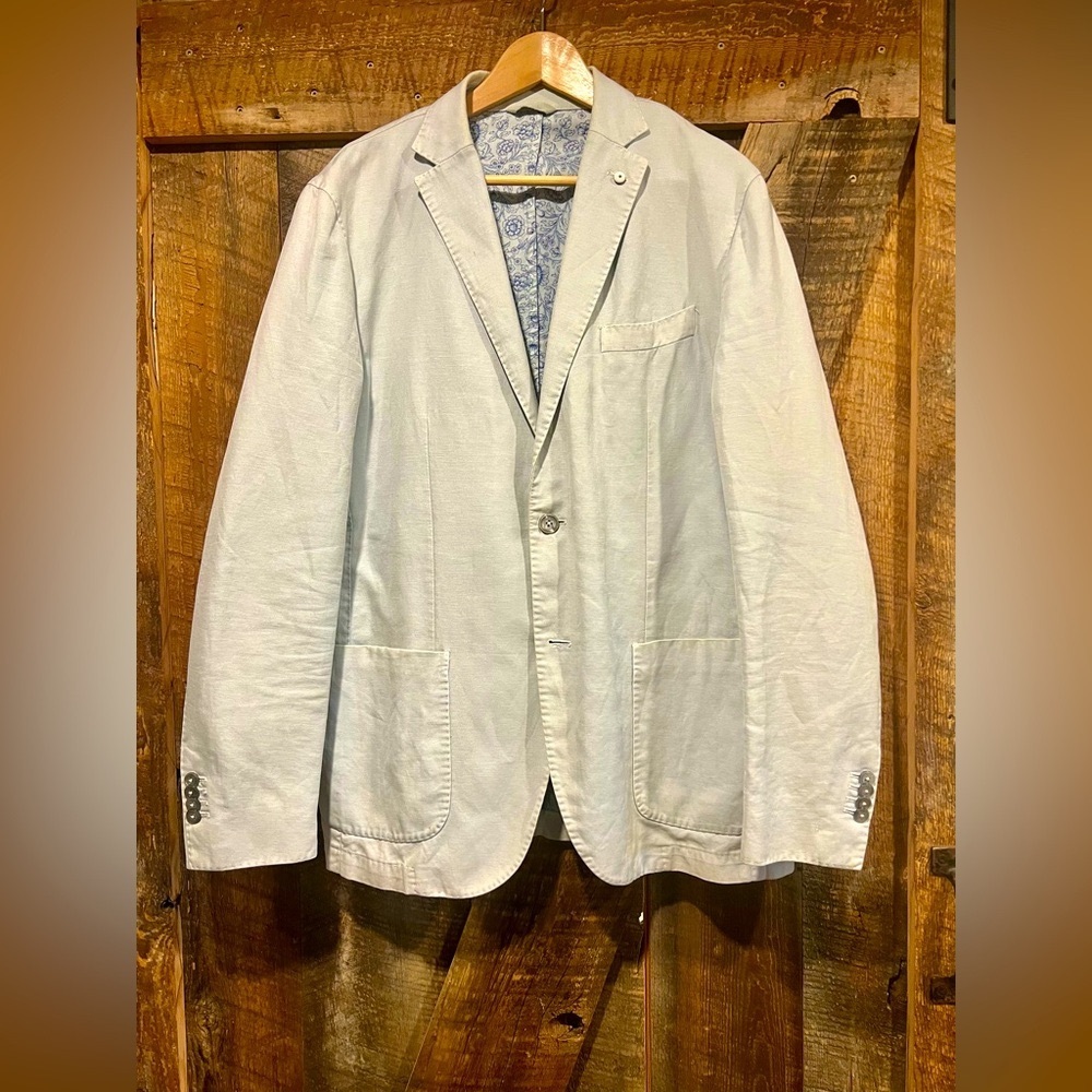 L.B.M. 1911 Light Blue Men’s Sports Jacket